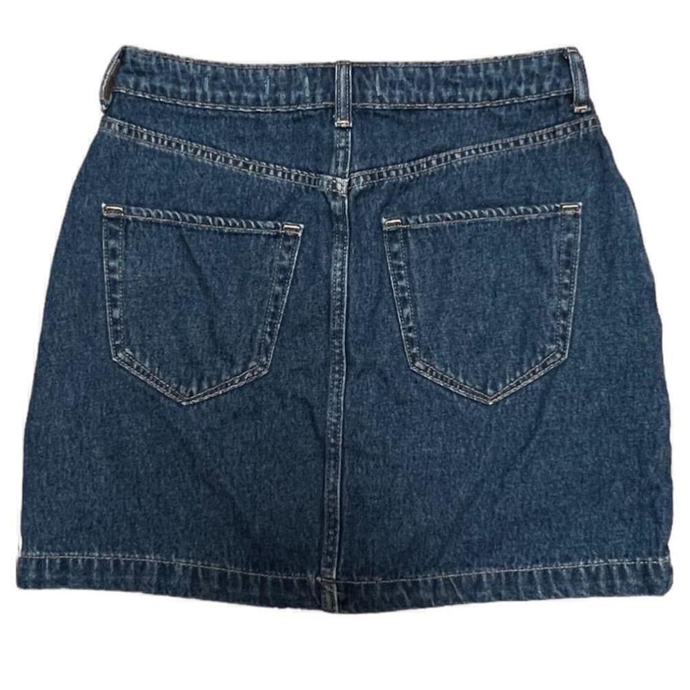 Hollister Denim Ultra High Rise Mini Skirt Size 7 - Picture 4 of 8
